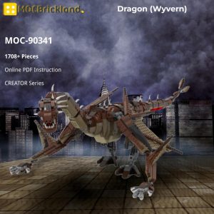 Mocbrickland Moc 90341 Dragon (wyvern) (2)