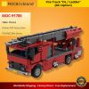 Mocbrickland Moc 91785 Fire Truck Dl Ladder (rc Option) (1)