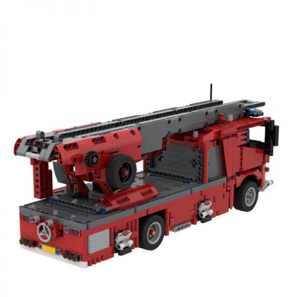 Mocbrickland Moc 91785 Fire Truck Dl Ladder (rc Option) (3)