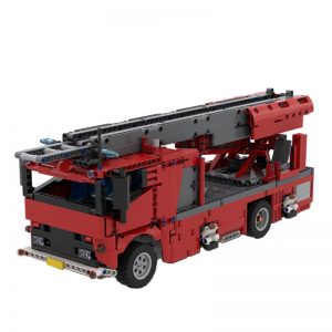 Mocbrickland Moc 91785 Fire Truck Dl Ladder (rc Option) (4)