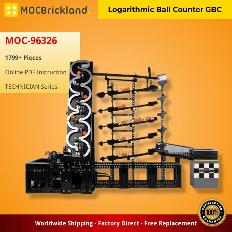 MOCBRICKLAND MOC-96326 Logarithmic Ball Counter GBC