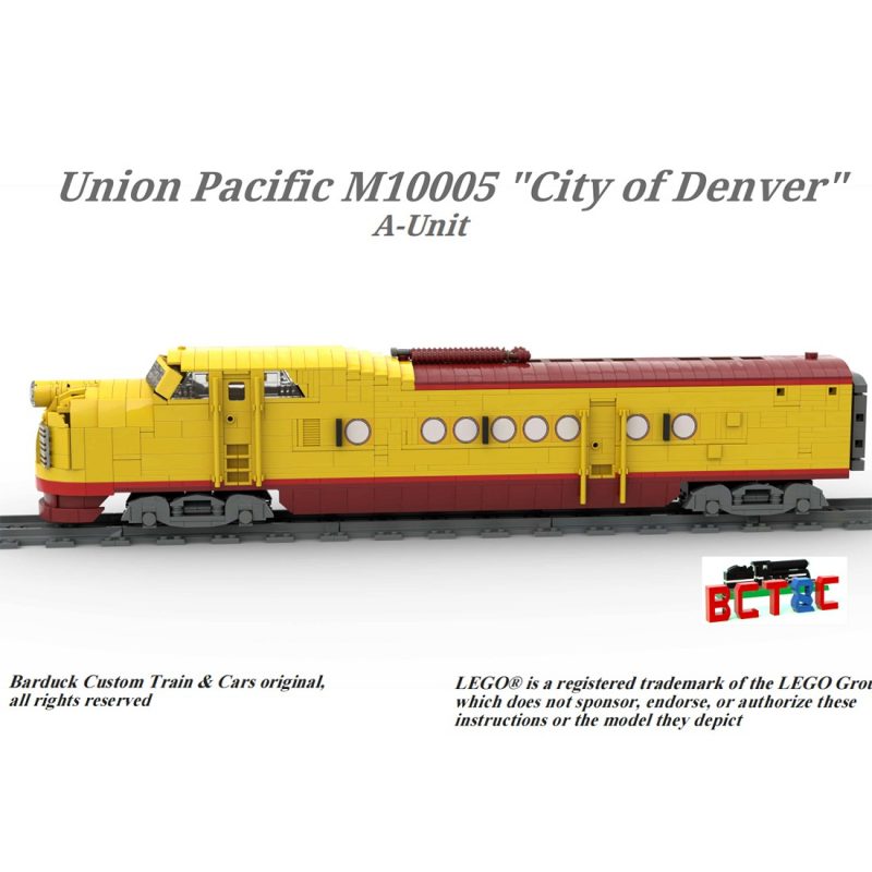 MOCBRICKLAND MOC-97195 UP M10005 "City of Denver" A and B-Units