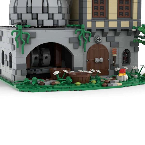 Modular Building Moc 31613 Classic Castle Motorized Windmill By Tavernellos Mocbrickland (2)