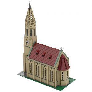 Modular Building Moc 89742 Genuine Authorize European Gothic Church Mocbrickland (1)
