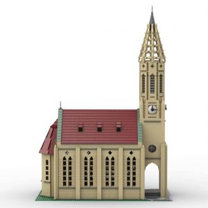 Modular Building Moc 89742 Genuine Authorize European Gothic Church Mocbrickland (5)