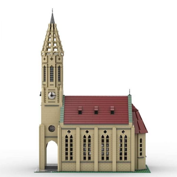 Modular Building Moc 89742 Genuine Authorize European Gothic Church Mocbrickland (7)