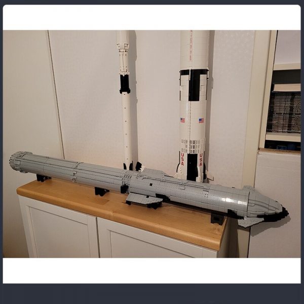 Space Moc 94616 Spacex Starship And Super Heavy [saturn V Scale] By 0rig0 Mocbrickland (3)
