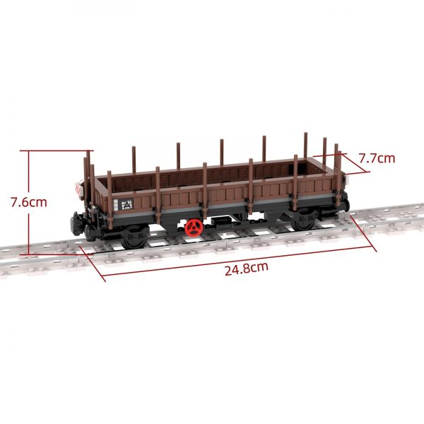 Technician Moc 81218 Stake Wagon Flat Wagon – 2 Axles By Langemat Mocbrickland (6)
