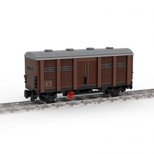 Technician Moc 81221 Boxcarordinary Covered Wagon – 2 Axles By Langemat Mocbrickland (4)