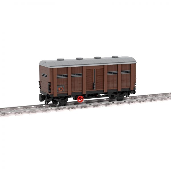 Technician Moc 81221 Boxcarordinary Covered Wagon – 2 Axles By Langemat Mocbrickland (5)