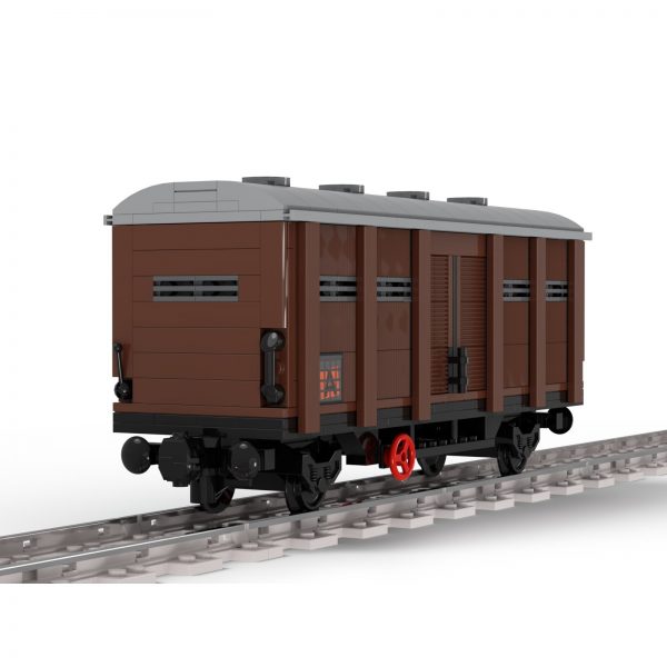 Technician Moc 81221 Boxcarordinary Covered Wagon – 2 Axles By Langemat Mocbrickland (6)