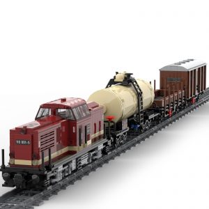 Technician Moc 81729 Mocpack Br110 + Mixed Goods Train By Langemat Mocbrickland (1)