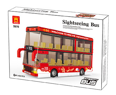 WANGE 5970 Double-Decker Sightseeing Bus