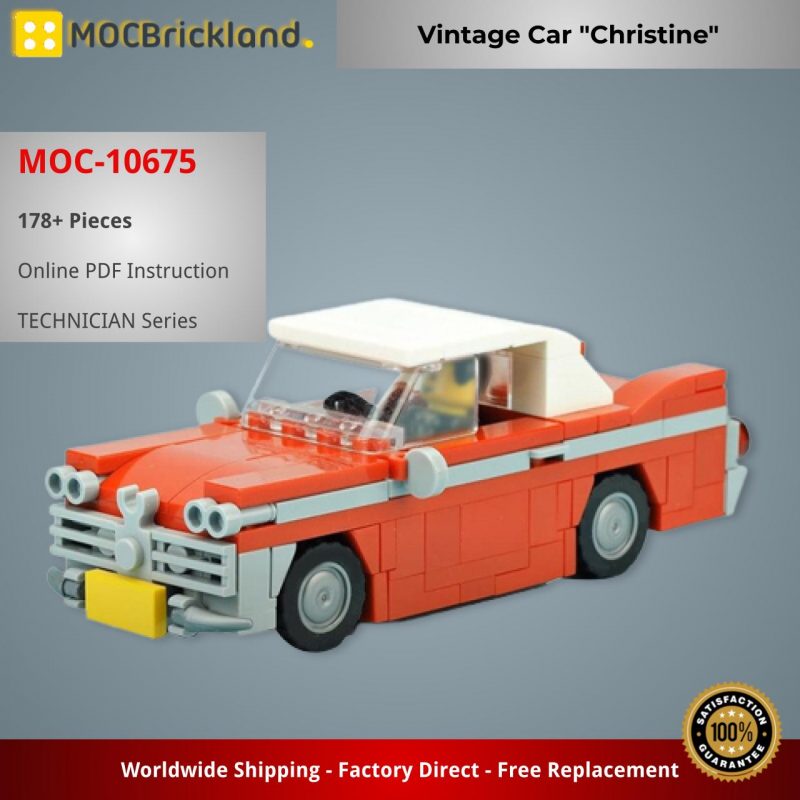MOCBRICKLAND MOC-10675 Vintage Car "Christine"