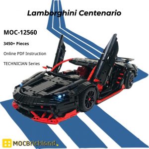 Mocbrickland Moc 12560 Lamborghini Centenario (2)