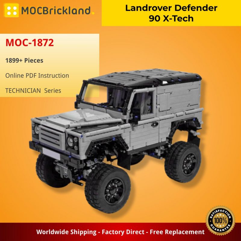 MOCBRICKLAND MOC-1872 Landrover Defender 90 X-Tech