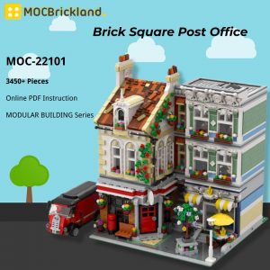 Mocbrickland Moc 22101 Brick Square Post Office (2)