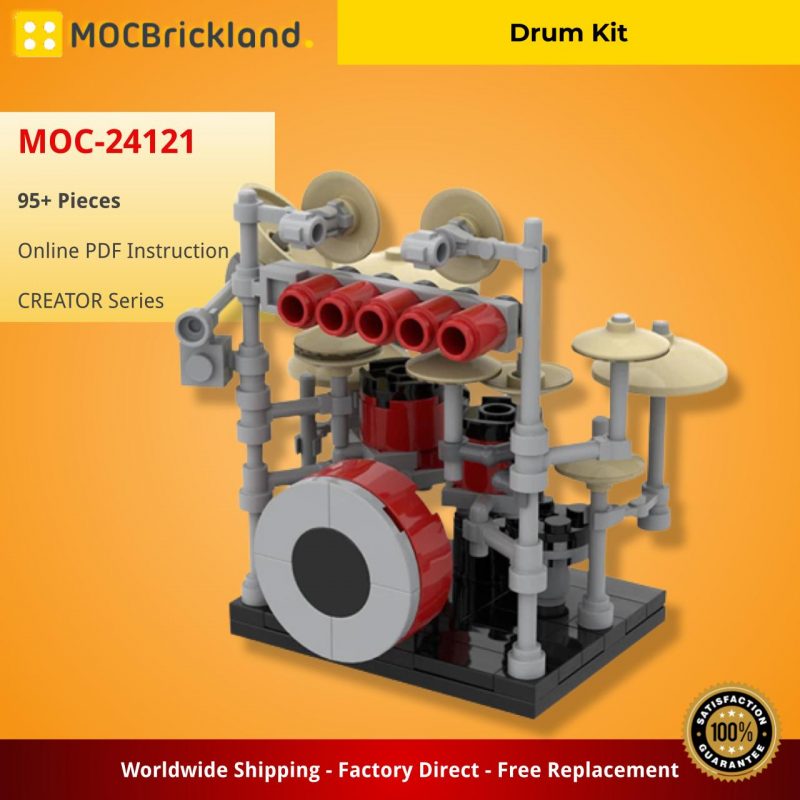 MOCBRICKLAND MOC-24121 Drum Kit