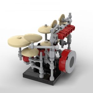 Mocbrickland Moc 24121 Drum Kit (4)