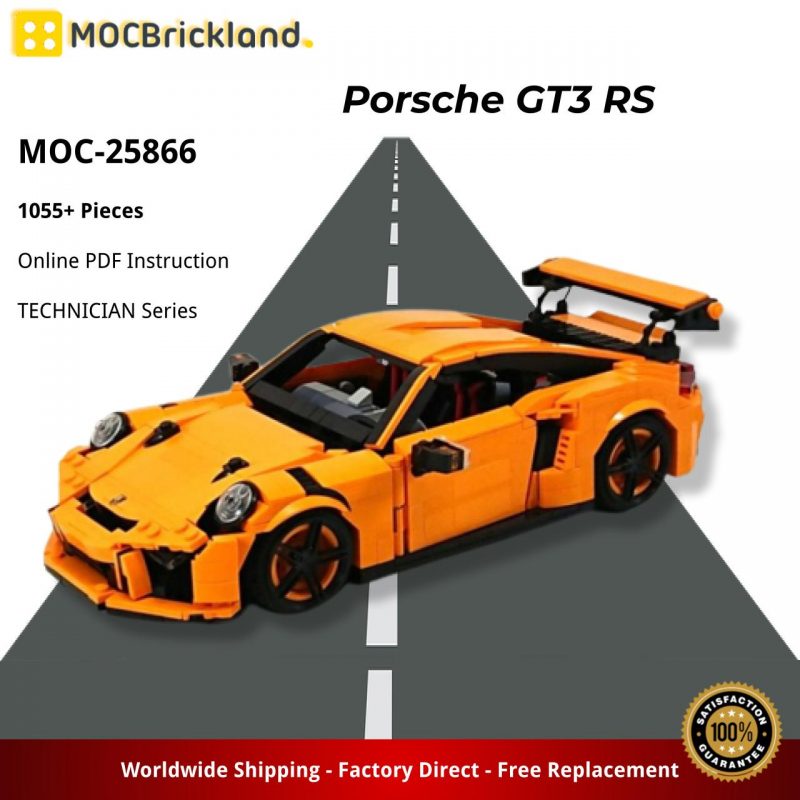 MOCBRICKLAND MOC-25866 Porsche GT3 RS