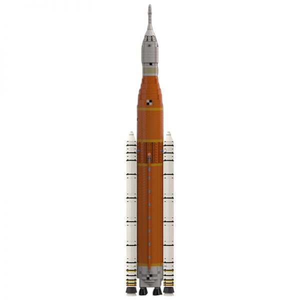 Mocbrickland Moc 28893 Nasa Space Launch System Artemis Sls Block 1 (1110 Saturn V Scale) (2)