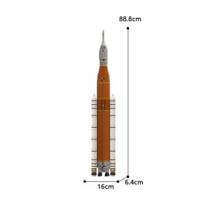 Mocbrickland Moc 28893 Nasa Space Launch System Artemis Sls Block 1 (1110 Saturn V Scale) (4)