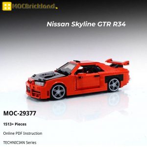 Mocbrickland Moc 29377 Nissan Skyline Gtr R34 (4)