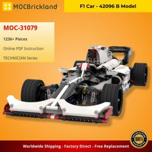 Mocbrickland Moc 31079 2019 F1 Car 42096 B Model (2)