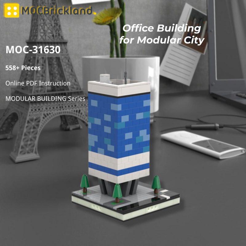 MOCBRICKLAND MOC-31630 Office Building for Modular City