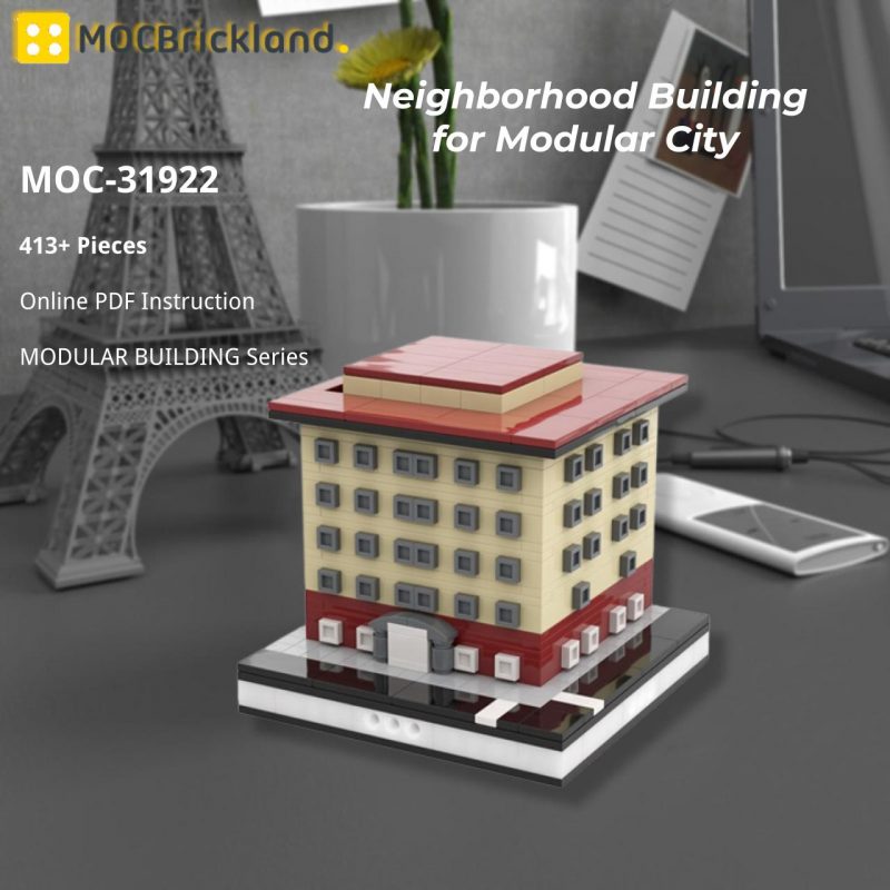 MOCBRICKLAND MOC-31922 Neighborhood Building for Modular City