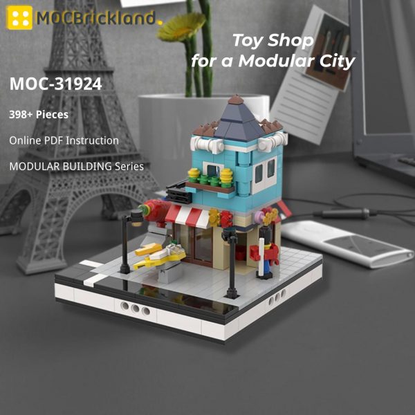 Mocbrickland Moc 31924 Toy Shop For A Modular City (2)