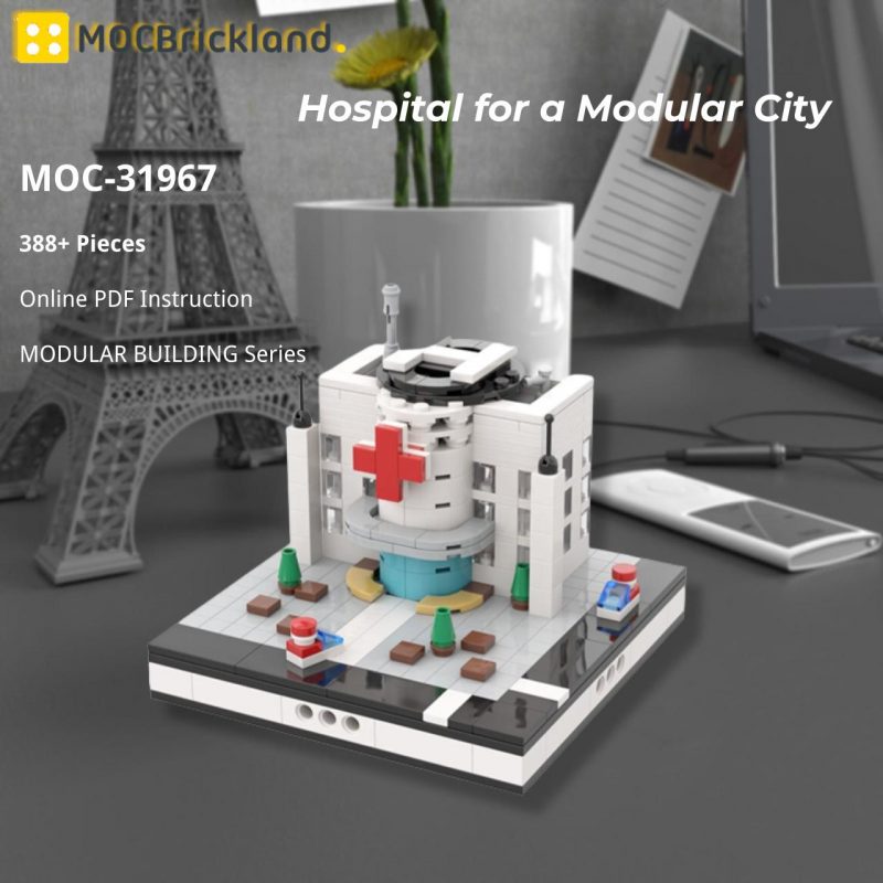 MOCBRICKLAND MOC-31967 Hospital for a Modular City