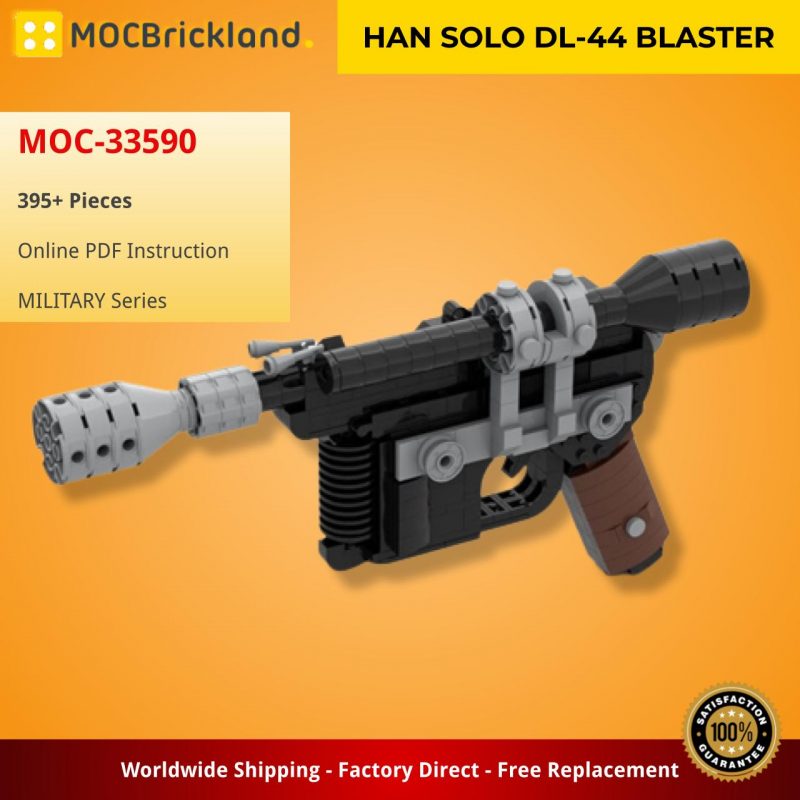 MOCBRICKLAND MOC-33590 HAN SOLO DL-44 BLASTER