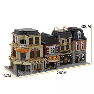 Mocbrickland Moc 33843 Modular Street Build From 4 Mocs (3)