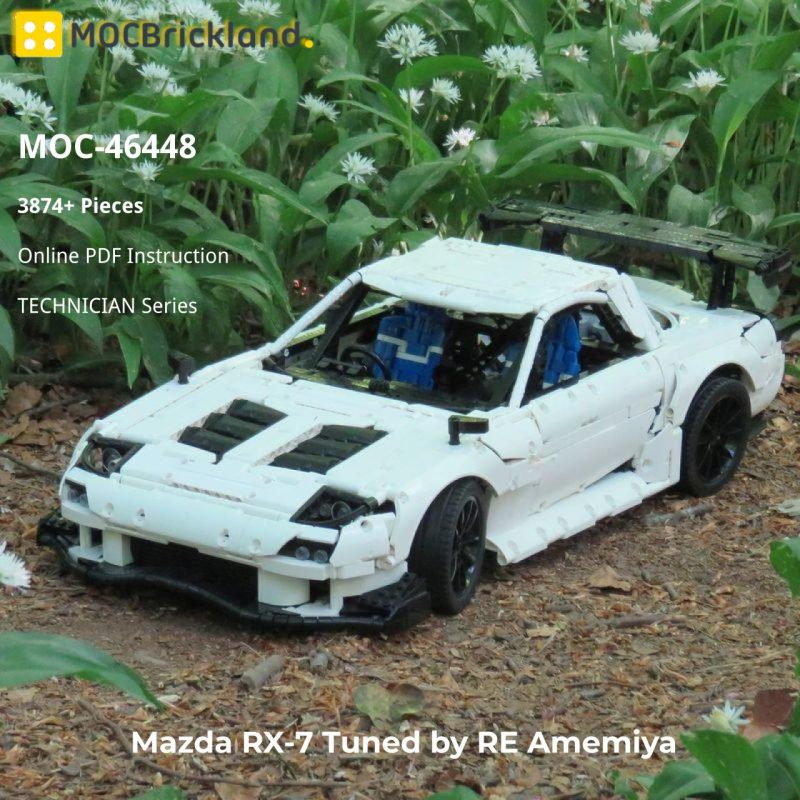 MOCBRICKLAND MOC-46448 Mazda RX-7 Tuned by RE Amemiya