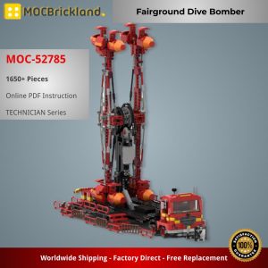 Mocbrickland Moc 52785 Fairground Dive Bomber (2)