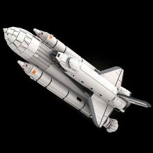 Mocbrickland Moc 77033 Nasa Space Shuttle (10285) Columbia Sts 1 External Fuel Tank And Srb Addons