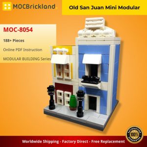 Mocbrickland Moc 8054 Old San Juan Mini Modular (2)