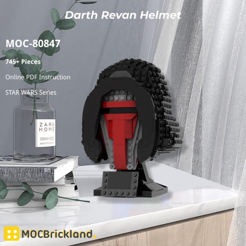 MOCBRICKLAND MOC-80847 Darth Revan Helmet