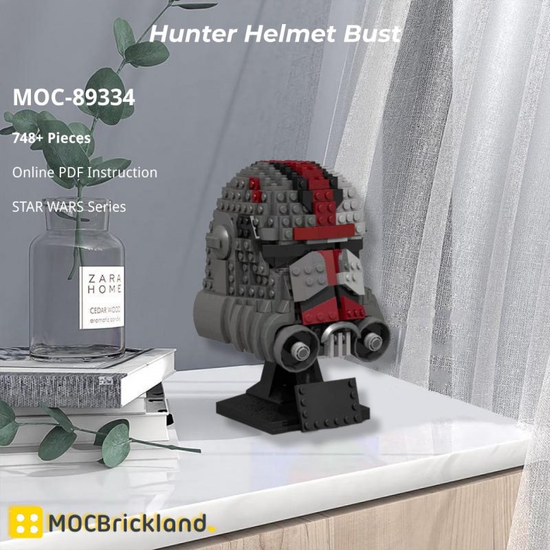 MOCBRICKLAND MOC-89334 Hunter Helmet Bust