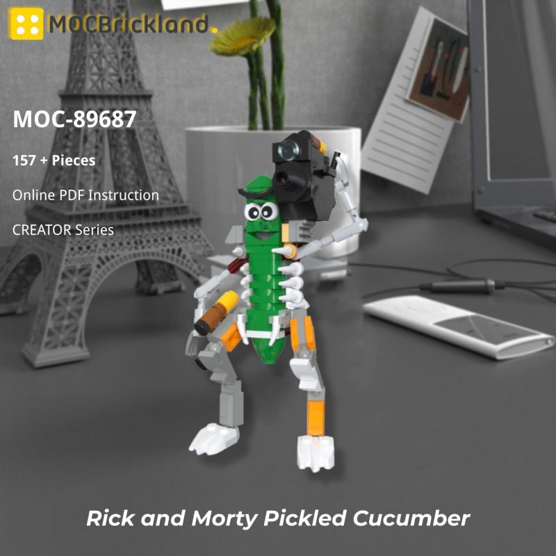 MOCBRICKLAND MOC-89687 Rick and Morty Pickled Cucumber