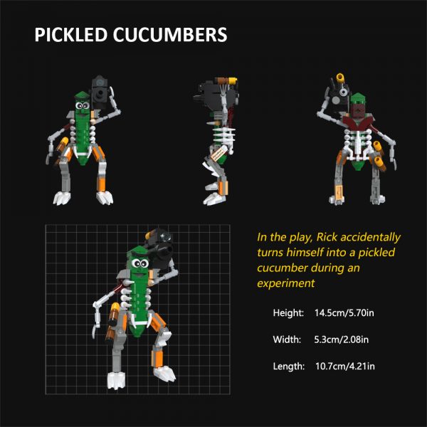 Mocbrickland Moc 89687 Rick And Morty Pickled Cucumber (5)
