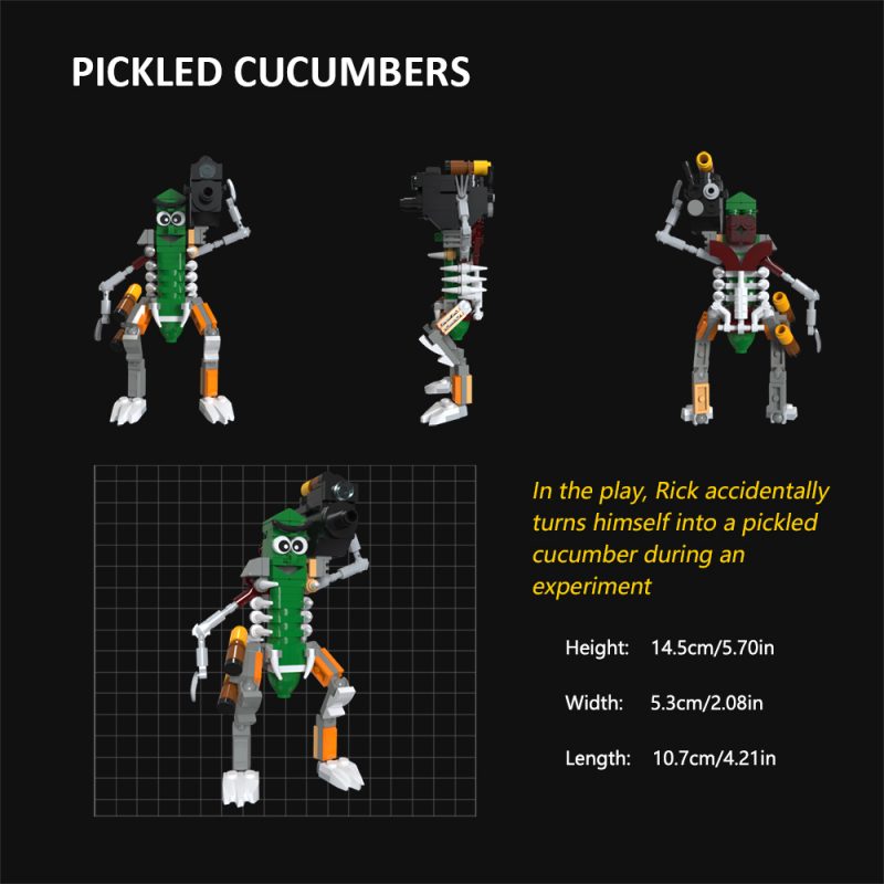 MOCBRICKLAND MOC-89687 Rick and Morty Pickled Cucumber