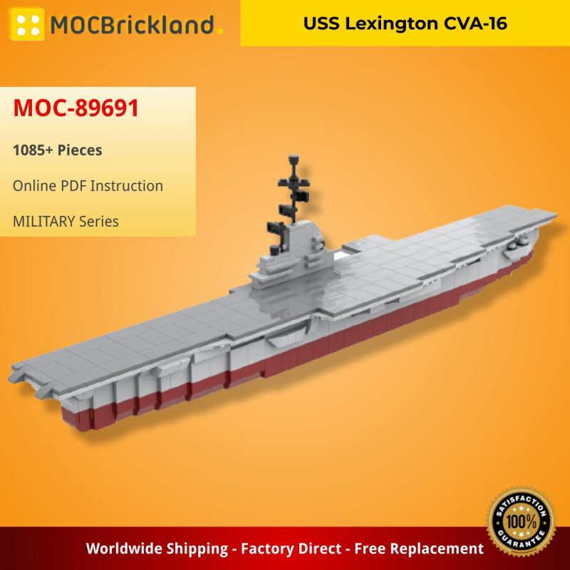 MOCBRICKLAND MOC-89691 USS Lexington CVA-16