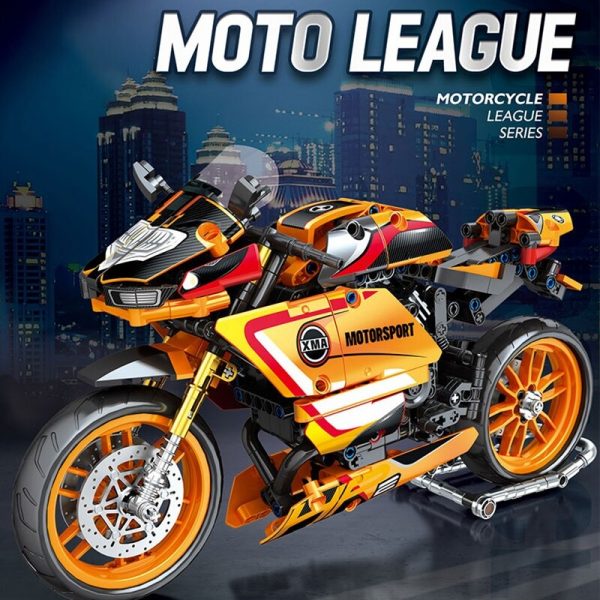 Mocbrickland Moc 89702 Xma Motor League Motorcycle (6)