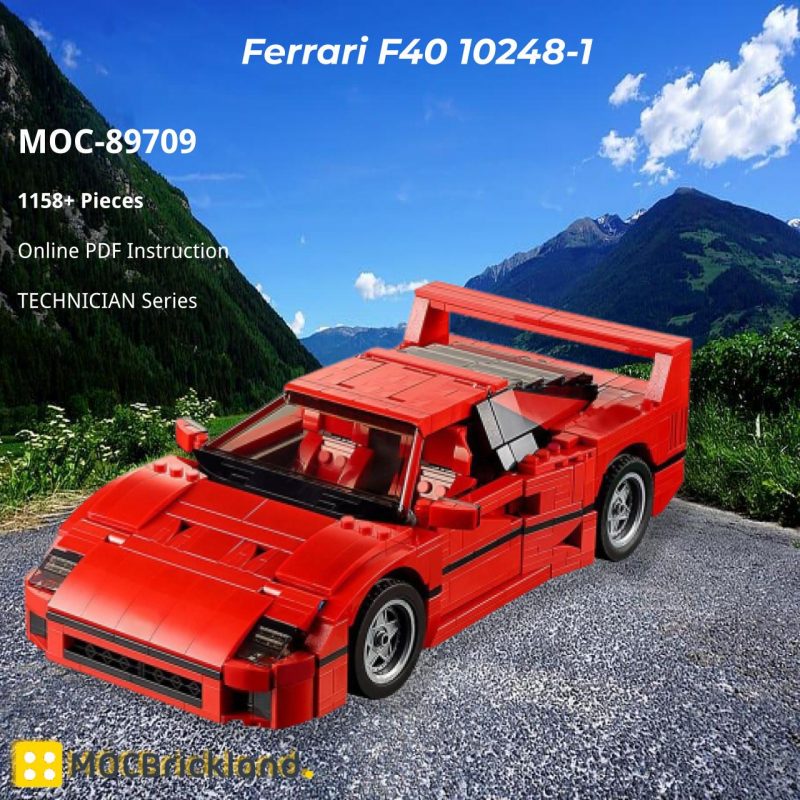 MOCBRICKLAND MOC-89709 Ferrari F40 10248-1