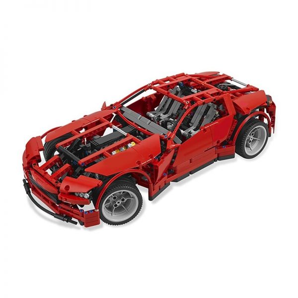 Mocbrickland Moc 89714 Red Speed Racing (4)