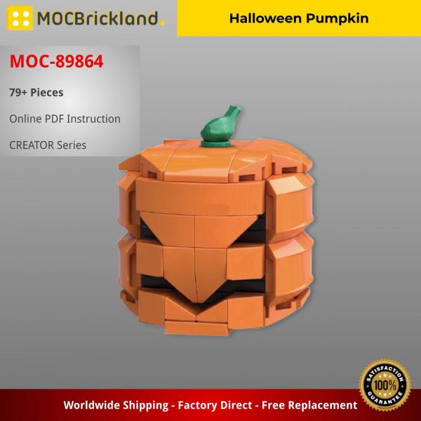 Mocbrickland Moc 89864 Halloween Pumpkin (2)