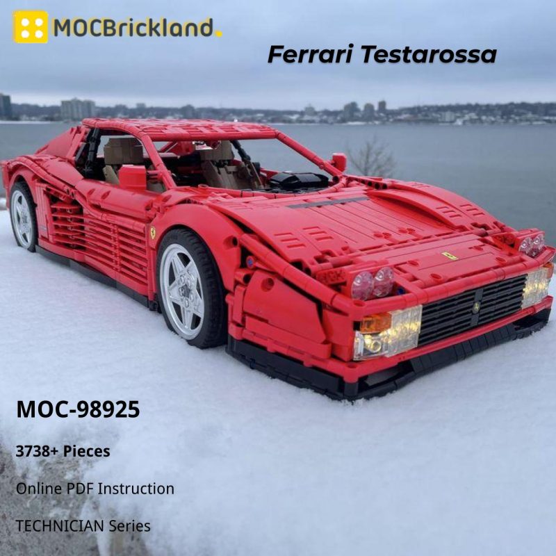 MOCBRICKLAND MOC-98925 Ferrari Testarossa