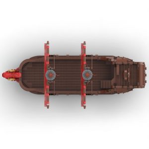 Mocbrickland Moc 98940 Medieval Warship V2! (3)